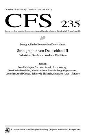 Stratigraphie von Deutschland II: Ordovizium, Kambrium, Vendium, Riphäikum