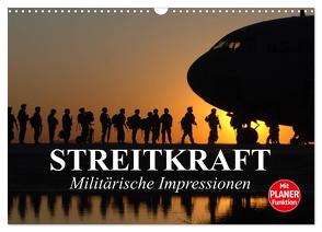 Streitkraft. Militärische Impressionen (Wandkalender 2024 DIN A3 quer), CALVENDO Monatskalender von Stanzer,  Elisabeth