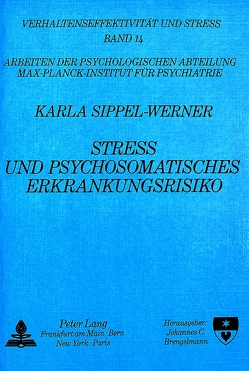 Streß und psychosomatisches Erkrankungsrisiko von Sippel-Werner,  Karla