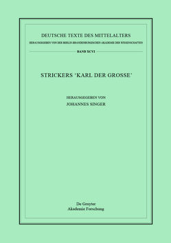 Strickers Karl der Große von Singer,  Johannes