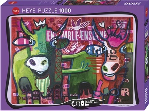 Striped Cows Puzzle von Gertsch,  Fredi