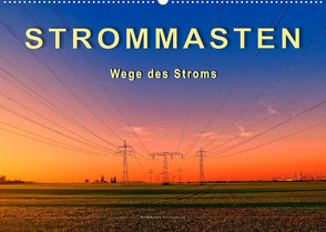 Strommasten – Wege des Stroms (Wandkalender 2023 DIN A2 quer) von Roder,  Peter