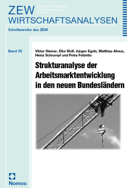 Strukturanalyse der Arbeitsmarktentwicklung in den neuen Bundesländern von Almus,  Matthias, Egeln,  Jürgen, Feldotto,  Petra, Schrumpf,  Heinz, Steiner,  Viktor, Wolf,  Elke