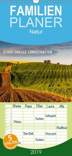 Strukturelle Landschaften – Familienplaner hoch (Wandkalender 2019 <strong>21 cm x 45 cm</strong> hoch) von Gospodarek,  Mikolaj