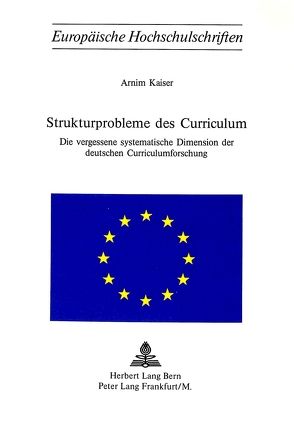 Strukturprobleme des Curriculum von Kaiser,  Arnim