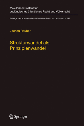 Strukturwandel als Prinzipienwandel von Rauber,  Jochen