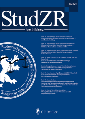 Studentische Zeitschrift für Rechtswissenschaft Ausbildung