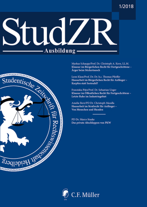 Studentische Zeitschrift für Rechtswissenschaft Ausbildung
