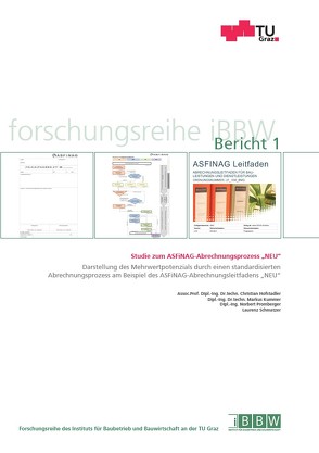 Studie zum ASFiNAG-Abrechnungsprozess „NEU“ von Hofstadler,  Christian, Kummer,  Markus, Promberger,  Norbert, Schmatzer,  Laurenz