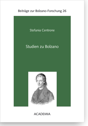 Studien zu Bolzano von Centrone,  Stefania.