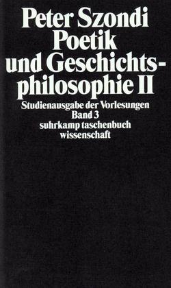 Studienausgabe der Vorlesungen in 5 Bänden von Fietkau,  Wolfgang H., Szondi,  Peter