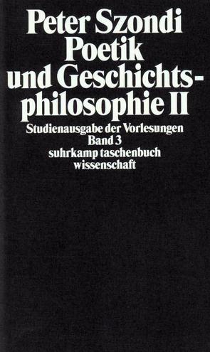 Studienausgabe der Vorlesungen in 5 Bänden von Fietkau,  Wolfgang H., Szondi,  Peter