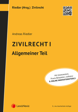 Zivilrecht I – Allgemeiner Teil von Riedler,  Andreas