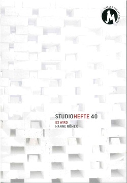 Studiohefte 40 von Assmann,  Peter, Römer,  Patricia Hanne, Sila,  Roland