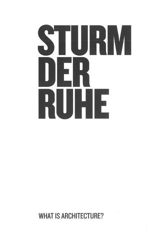 Sturm der Ruhe von Baird,  Georg, Kraus,  Rosalind, Rakatansky,  Mark