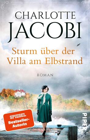 Sturm über der Villa am Elbstrand von Jacobi,  Charlotte