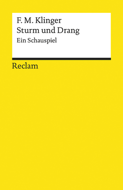 Sturm und Drang von Fechner,  Jörg-Ulrich, Klinger,  Friedrich Maximilian