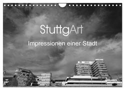 StuttgArt – Impressionen einer Stadt (Wandkalender 2024 DIN A4 quer), CALVENDO Monatskalender von Ridder,  Andy