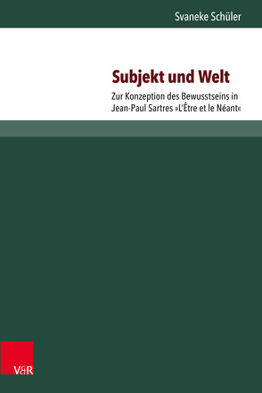 Subjekt und Welt von Schüler,  Svaneke