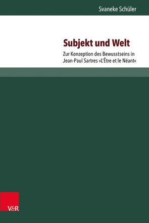 Subjekt und Welt von Schüler,  Svaneke