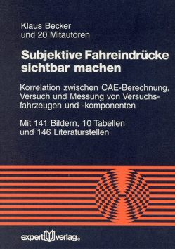 Subjektive Fahreindrücke sichtbar machen, I: von Becker,  Klaus