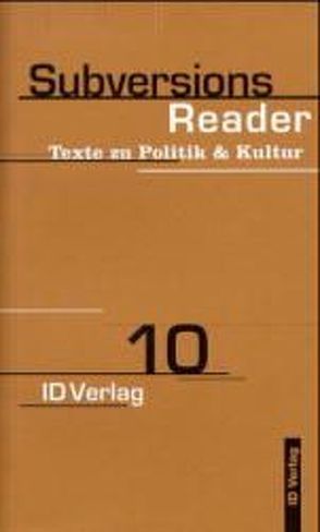 SubversionsReader von Diedrichsen,  Diedrich, Hoffmann,  Martin, Lovink,  Geert