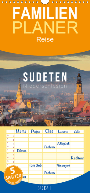 Sudeten Niederschlesien – Familienplaner hoch (Wandkalender 2021 , 21 cm x 45 cm, hoch) von Gospodarek,  Mikolaj