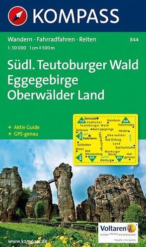 KOMPASS Wanderkarte Südlicher Teutoburger Wald – Eggegebirge – Oberwälder Land von KOMPASS-Karten GmbH