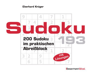 Sudokublock 193 (5 Exemplare à 2,99 €) von Krüger,  Eberhard