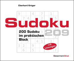 Sudokublock 209 (5 Exemplare à 2,99 €) von Krüger,  Eberhard