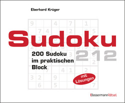 Sudokublock 212 (5 Exemplare à 2,99 €) von Krüger,  Eberhard