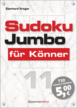 Sudokujumbo für Könner 11 von Krüger,  Eberhard