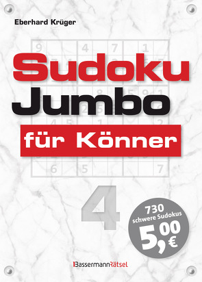 Sudokujumbo für Könner 4 von Krüger,  Eberhard