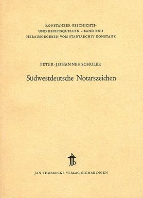 Südwestdeutsche Notarszeichen von Schuler,  Peter J