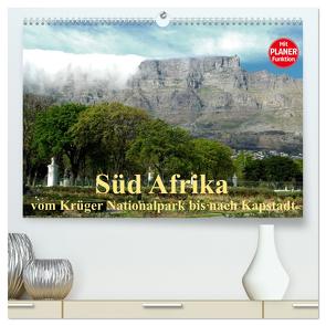 Süd Afrika – vom Krüger Nationalpark bis nach Kapstadt (hochwertiger Premium Wandkalender 2024 DIN A2 quer), Kunstdruck in Hochglanz von Dürr,  Brigitte