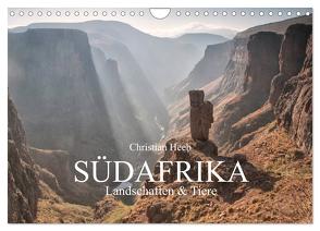 Südafrika / Landschaften & Tiere / Christian Heeb (Wandkalender 2024 DIN A4 quer), CALVENDO Monatskalender von Heeb,  Christian