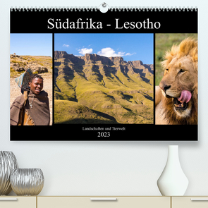 Südafrika – Lesotho (Premium, hochwertiger DIN A2 Wandkalender 2023, Kunstdruck in Hochglanz) von Lehrbach,  Patrick