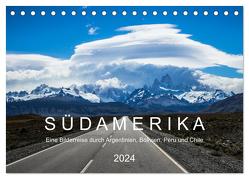 SÜDAMERIKA Eine Bilderreise durch Argentinien, Bolivien, Peru und Chile 2024 (Tischkalender 2024 DIN A5 quer), CALVENDO Monatskalender von Gischke,  Benjamin