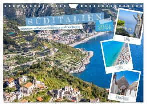 Süditalien – Sonnenverwöhnt mit viel Kultur und Geschichte (Wandkalender 2024 DIN A4 quer), CALVENDO Monatskalender von Meyer,  Dieter