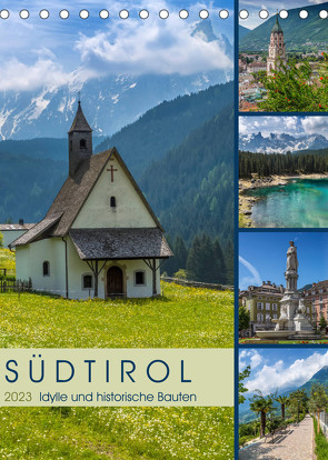 SÜDTIROL Idylle und historische Bauten (Tischkalender 2023 DIN A5 hoch) von Viola,  Melanie