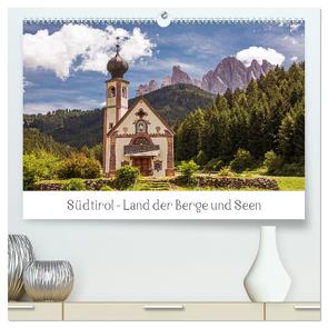 Südtirol – Land der Berge und Seen (hochwertiger Premium Wandkalender 2024 DIN A2 quer), Kunstdruck in Hochglanz von Müller,  Harry