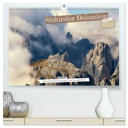 Südtiroler Dolomiten (hochwertiger Premium Wandkalender 2024 DIN A2 quer), Kunstdruck in Hochglanz von Gerhardt Photography,  Jana