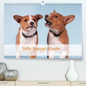 Süße Basenji-Kinder (Premium, hochwertiger DIN A2 Wandkalender 2023, Kunstdruck in Hochglanz) von Joswig,  Angelika