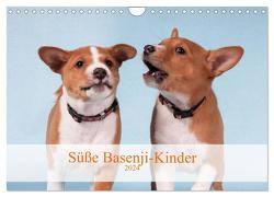 Süße Basenji-Kinder (Wandkalender 2024 DIN A4 quer), CALVENDO Monatskalender von Joswig,  Angelika