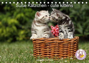 Süße Kätzchen – cute kittens (Tischkalender 2023 DIN A5 quer) von Hutfluss,  Jeanette