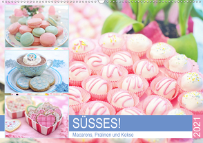 Süsses! Macarons, Pralinen und Kekse (Wandkalender 2021 DIN A2 quer) von Hurley,  Rose