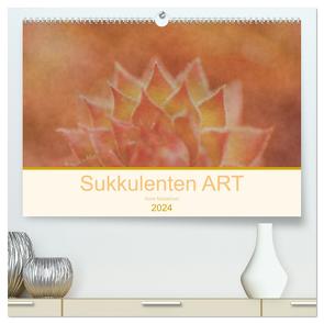 Sukkulenten ART (hochwertiger Premium Wandkalender 2024 DIN A2 quer), Kunstdruck in Hochglanz von Madalinski,  Anne