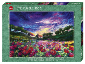 Sundown Poppies Puzzle von Mackay,  Moy