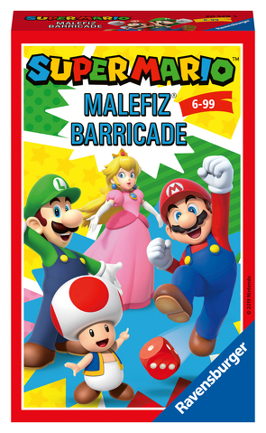 Ravensburger 20529 – Super Mario Malefiz, Mitbringspiel für 2-4 Spieler, ab 6 Jahren, kompaktes Format, Reisespiel, Spieleklassiker von Schöppner,  Werner