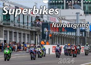 Superbikes am Nürburgring (Wandkalender 2024 DIN A4 quer), CALVENDO Monatskalender von Wilczek & Michael Schweinle,  Dieter